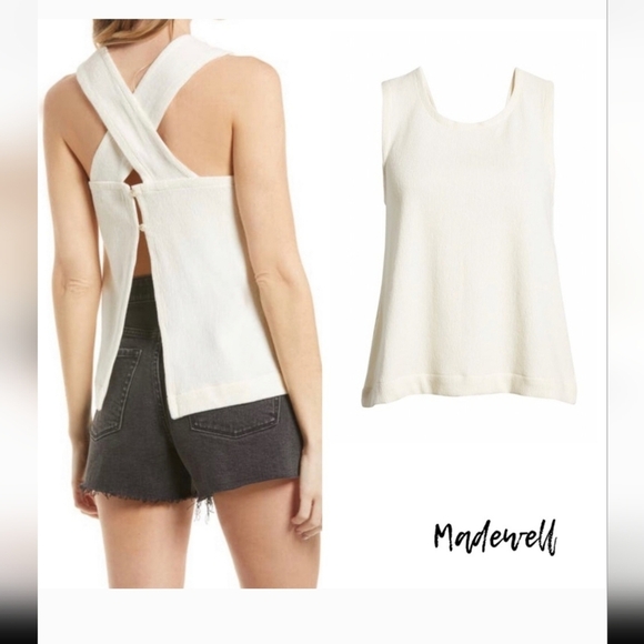 Madewel Size Medium Cream Colored Top - Picture 1 of 5